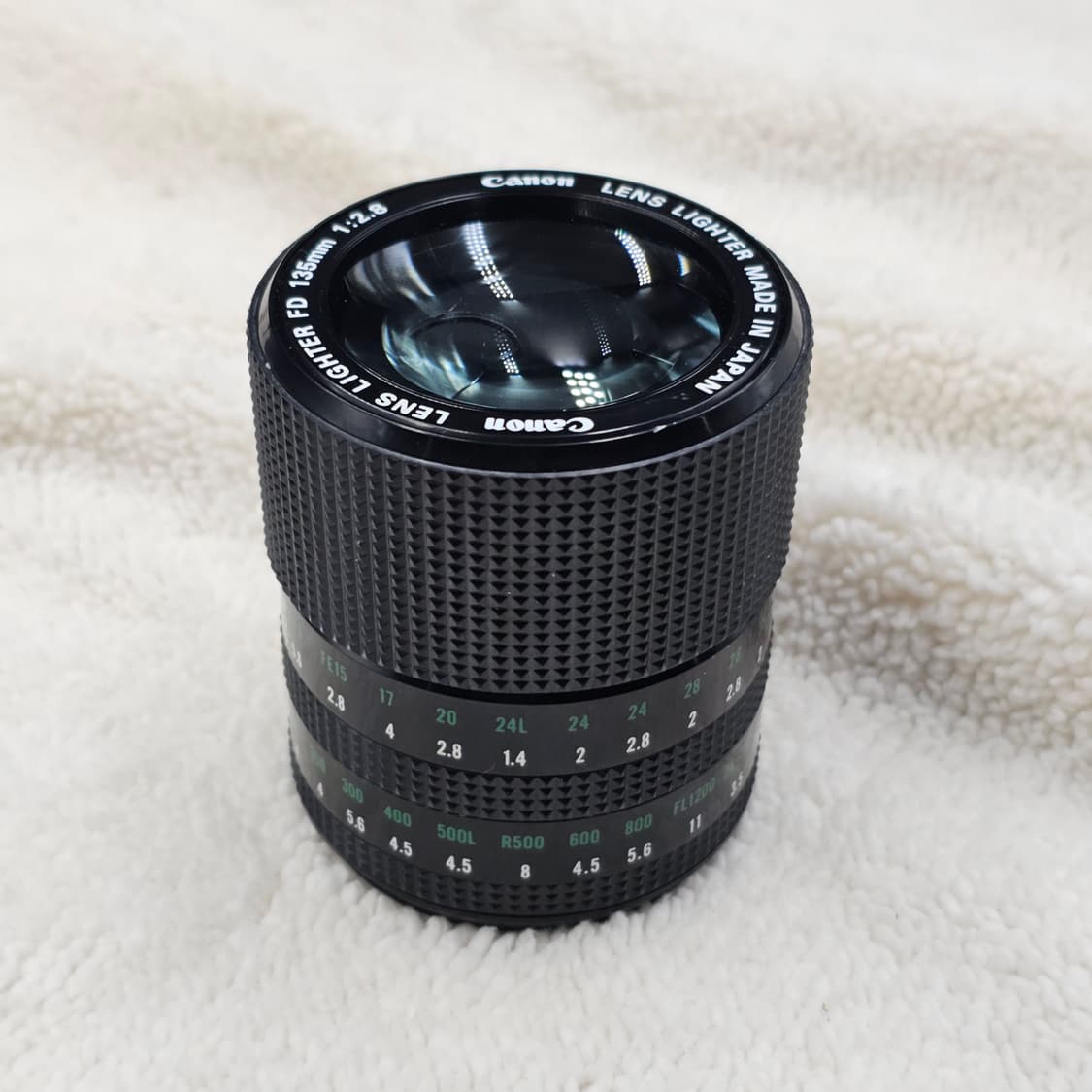 캐논 FD 135mm 렌즈형 가스 라이터 루페 겸용 필름카메라 필카  상품이미지2