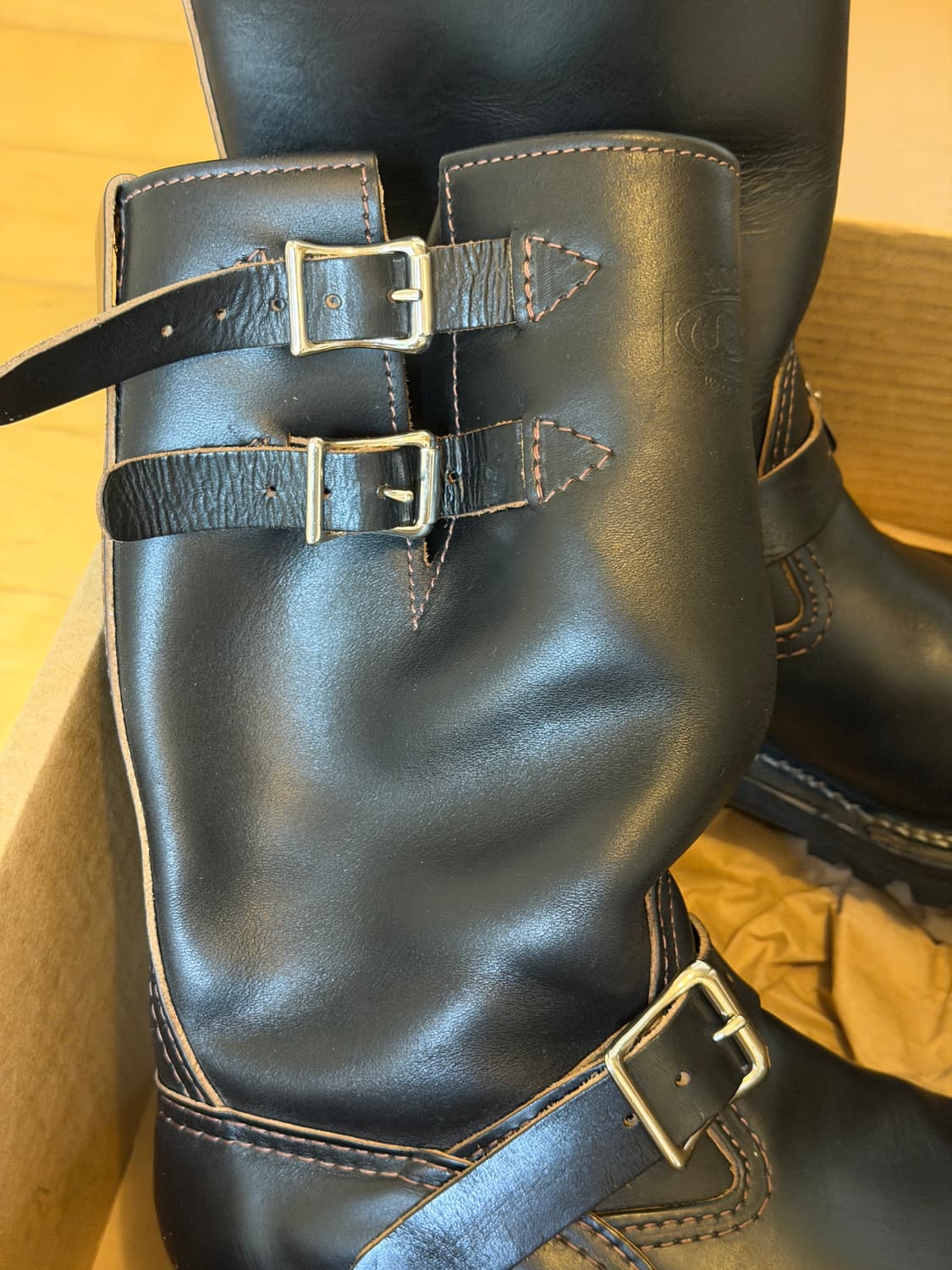 웨스코 보스 8E 블랙 홀스하이드 엔지니어부츠 상품이미지8