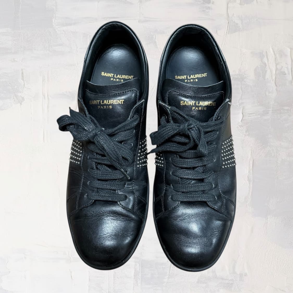 13FW 생로랑 SL/01 스터드 스니커즈 상품이미지2