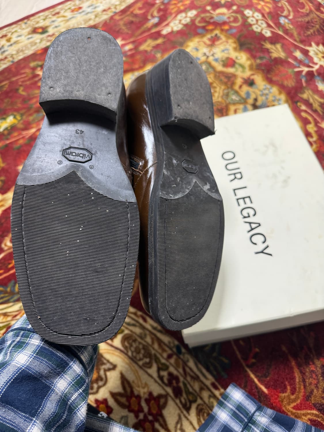 아워레가시 카미온 올리브 레더 43사이즈 상품이미지7