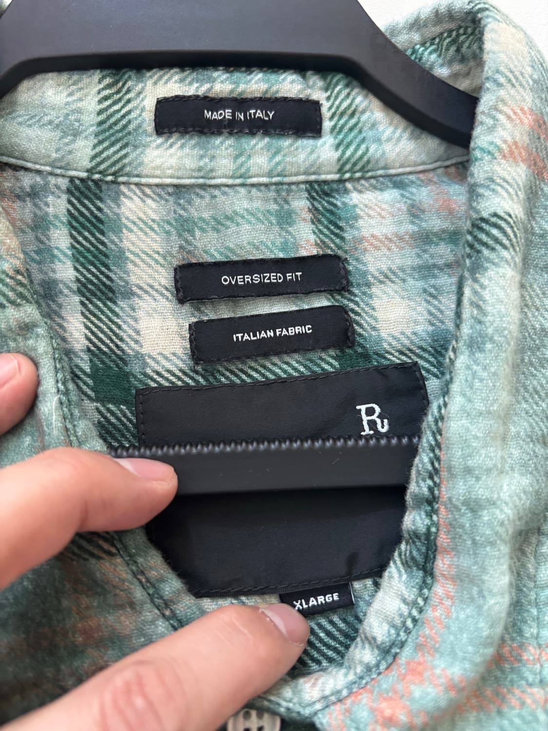 [xl] R13 그린 워크셔츠 상품이미지3