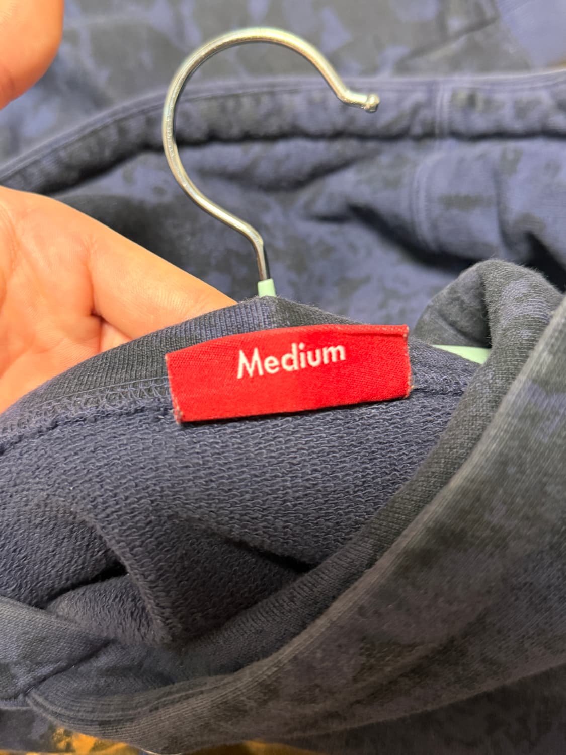 슈프림 마피아 후드티 네이비 상품이미지4