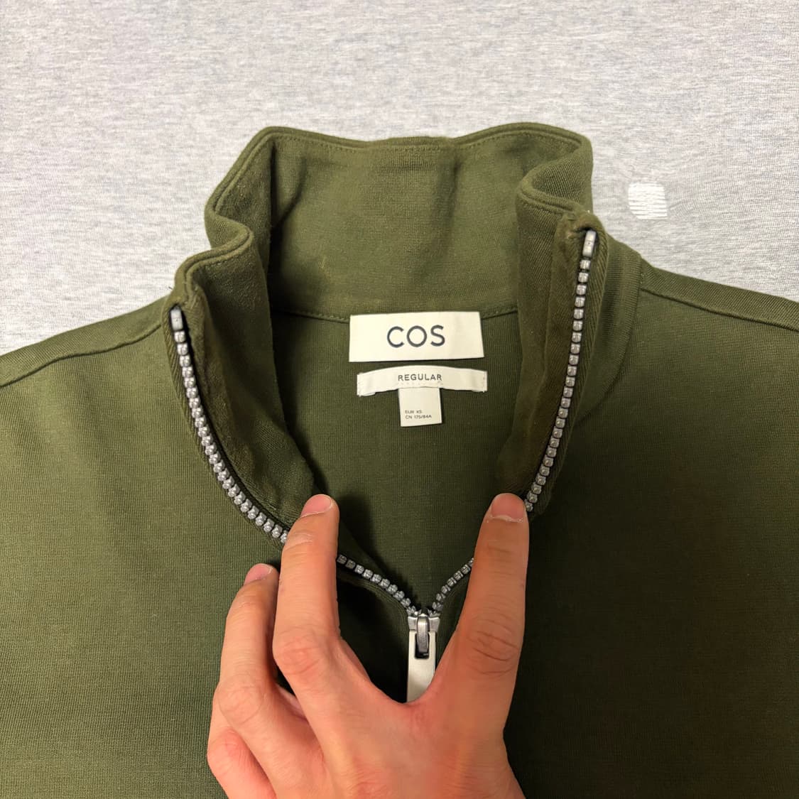 [XS] 코스 COS 투웨이 funnel neck 집업 상품이미지2