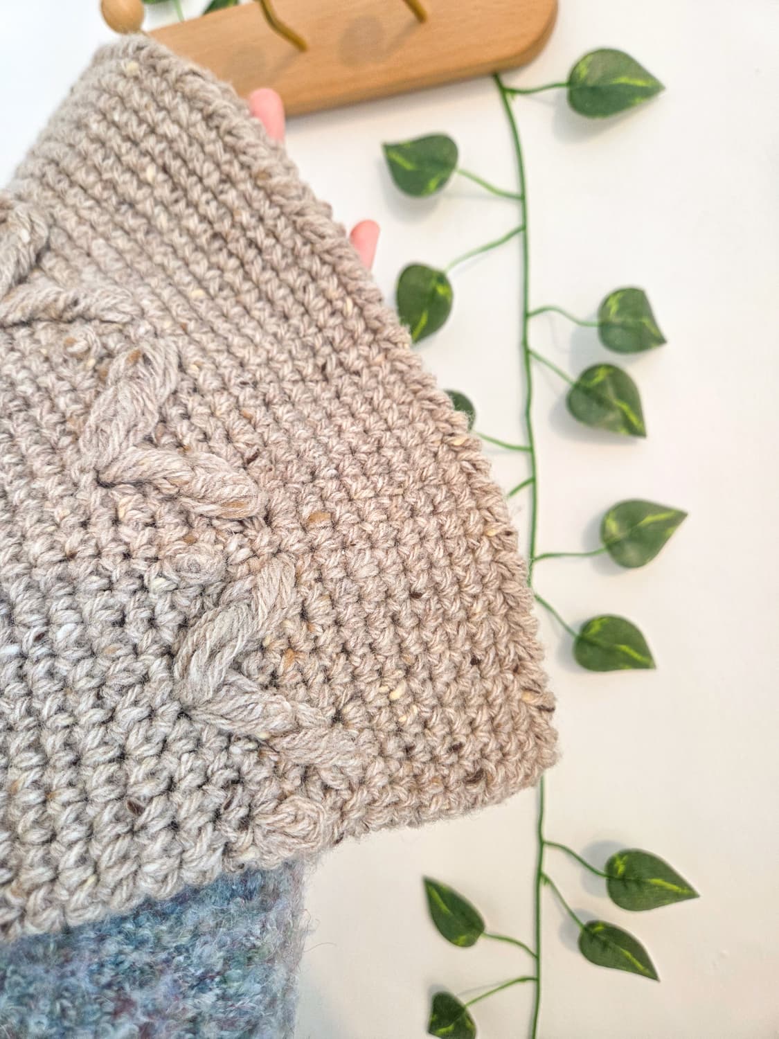 색실 콕콕 뜨개 모자 상품이미지3