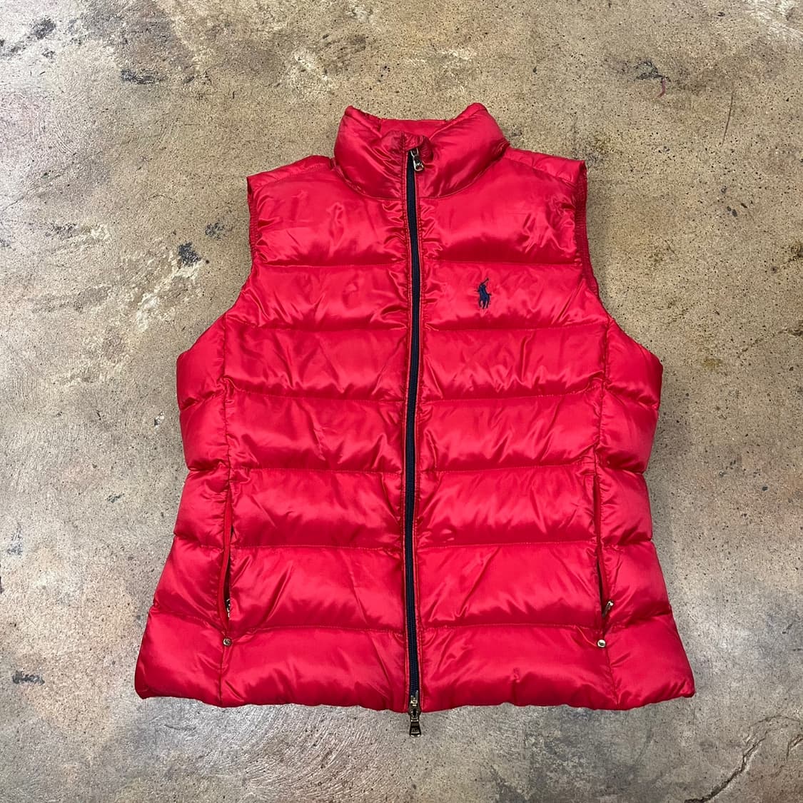 [정품/XS] 폴로 랄프로렌 레드 패딩 조끼 b16 상품이미지2