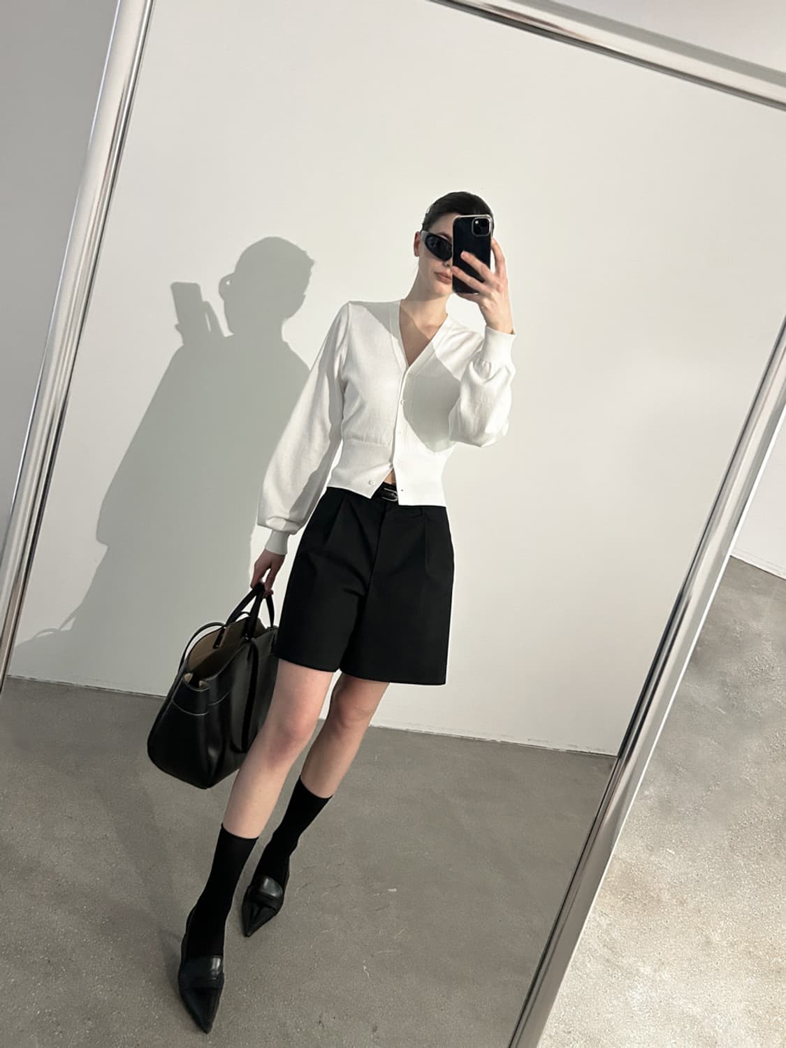 문트 캐시미어 브이넥 가디건 상품이미지3