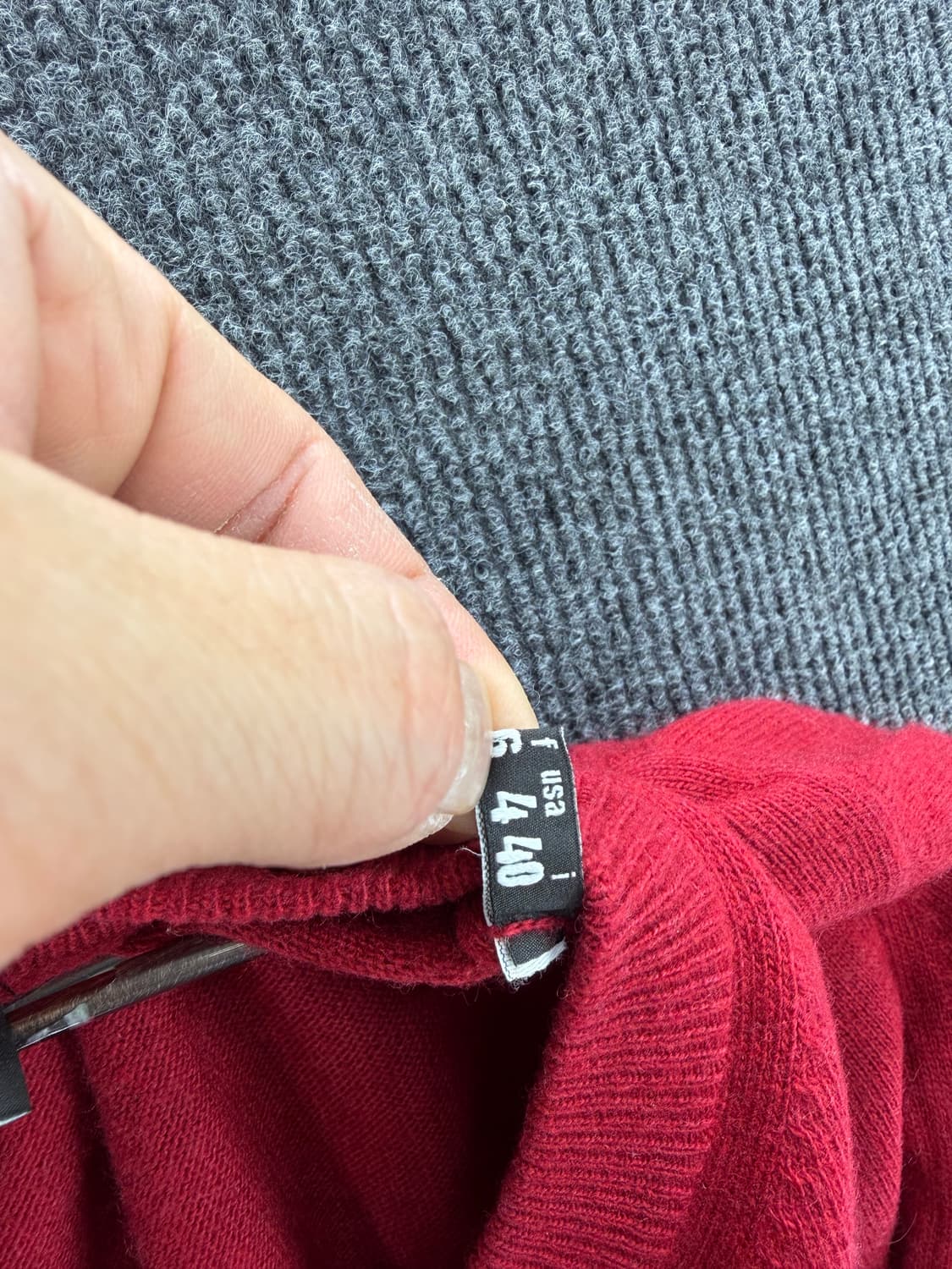 레더패치 울가디건 상품이미지6