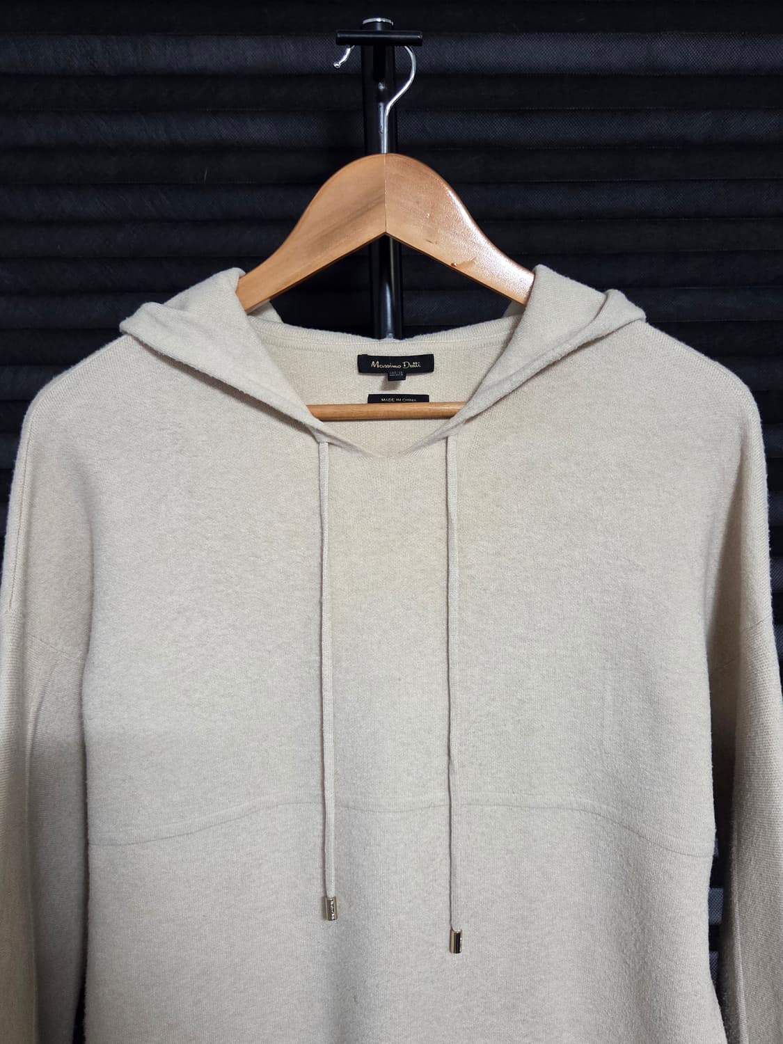 [마시모두띠] 절개 라인 니트 풀오버 후드티 | 00180 상품이미지2