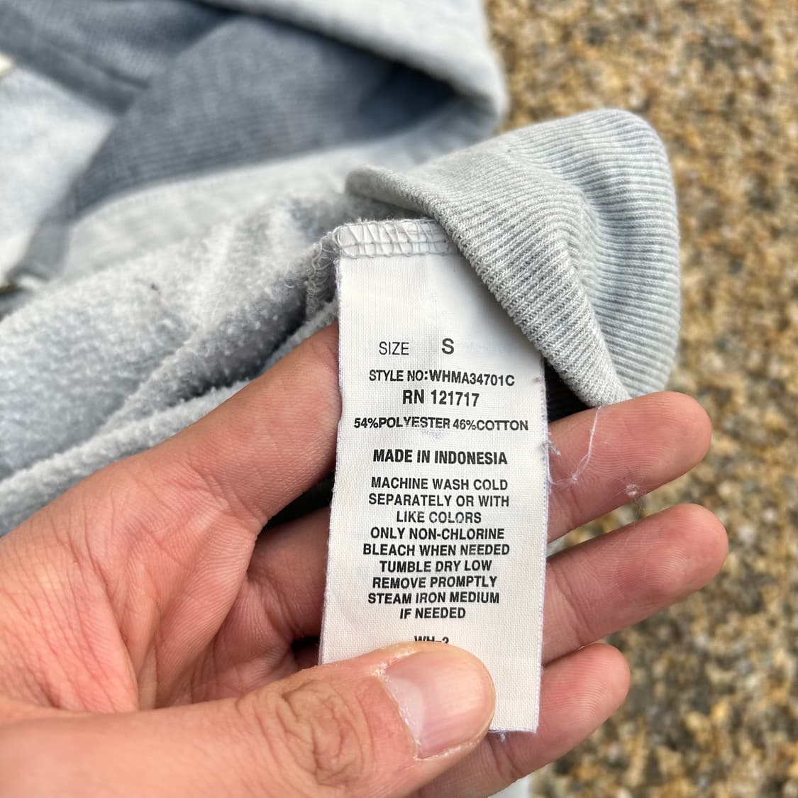 후아유 그레이 후드집업 상품이미지5