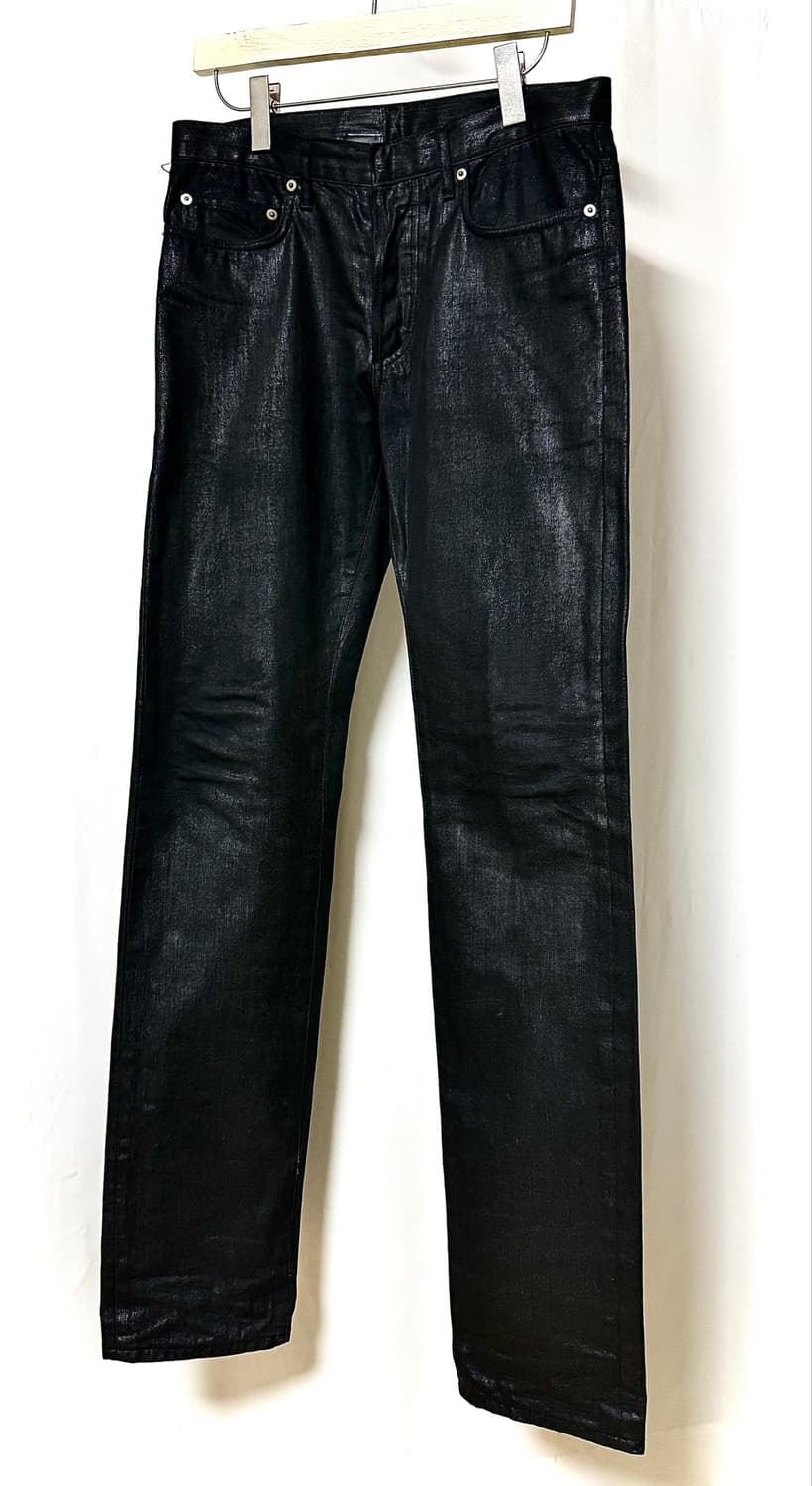 Dior Homme 06s Crashed Wax Coated Denim 상품이미지1