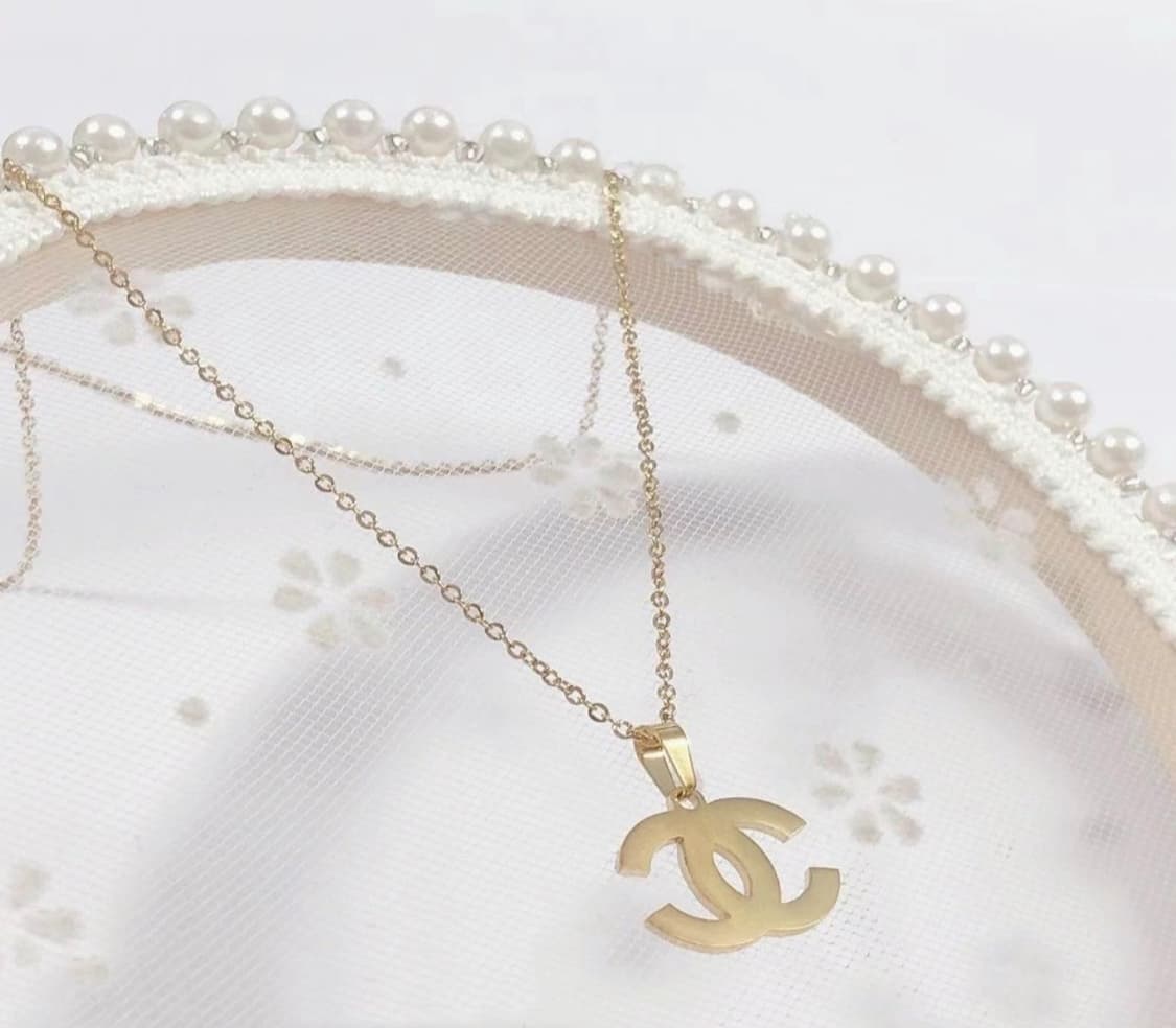 샤넬 골드 로고 체인 목걸이 상품이미지6