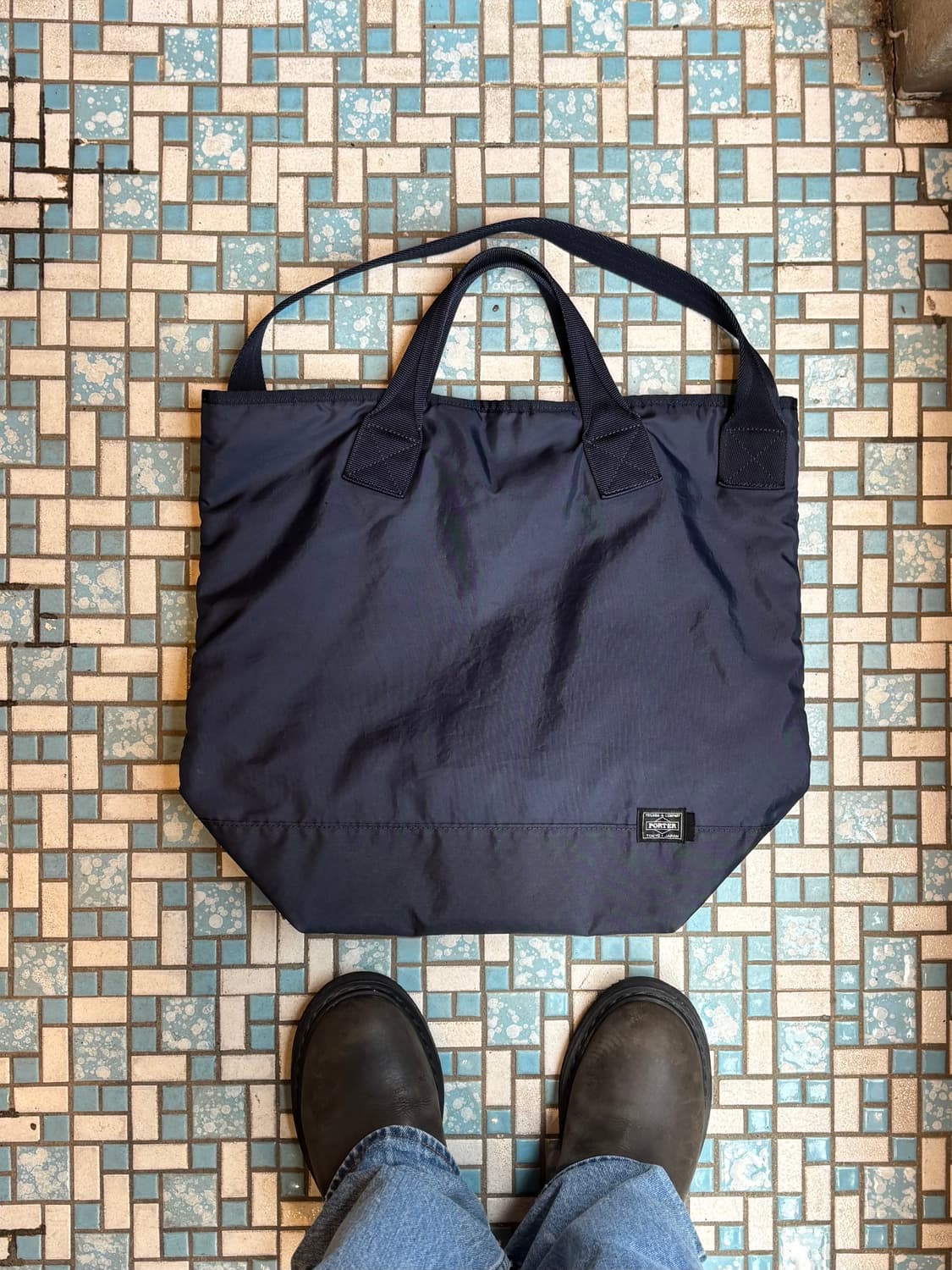 캡틴선샤인 x 포터 퀄팅 밀리터리 토트백 상품이미지1