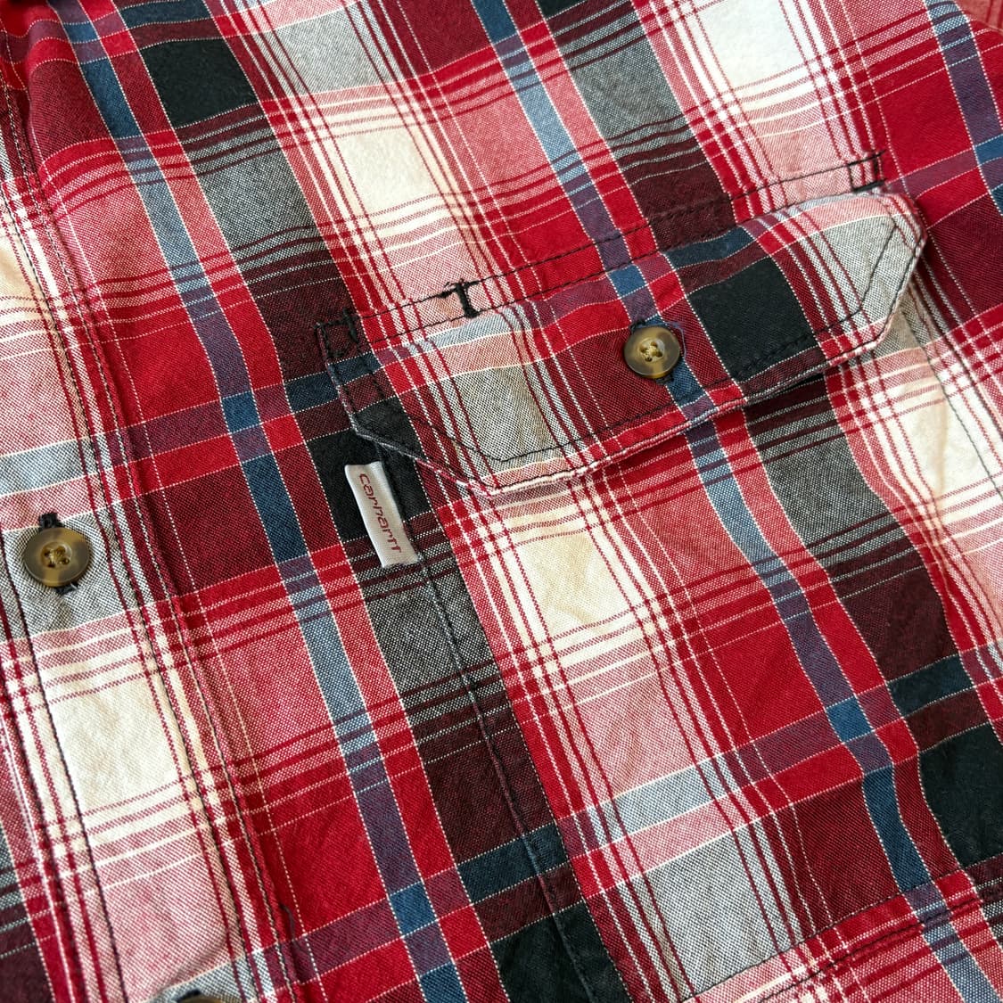 칼하트 정품 오리지널 체크 긴팔 셔츠 상품이미지5