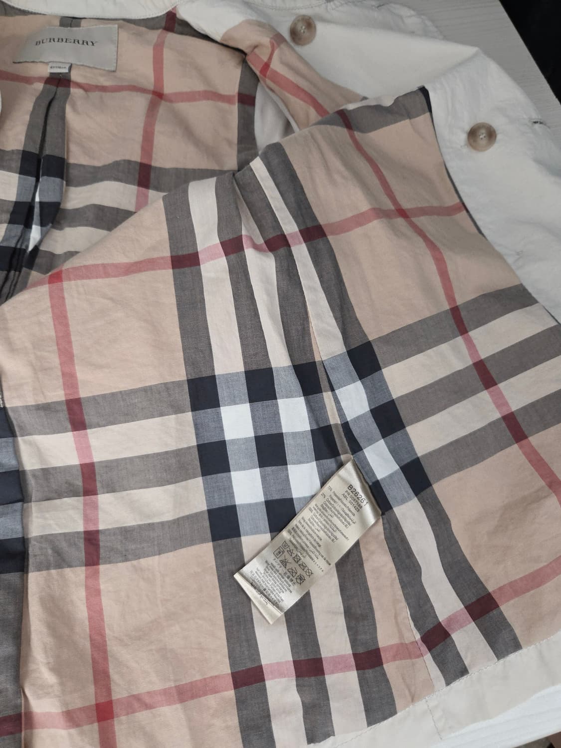 버버리 키즈 트렌치 코트 베이지_6Y 상품이미지5