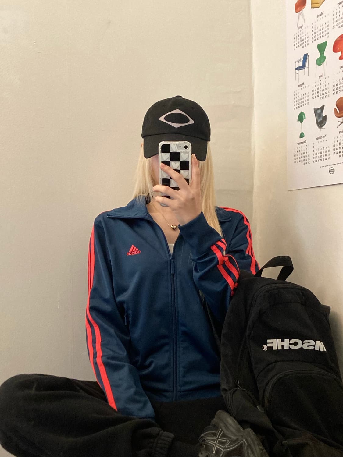 아디다스 져지 (곤색) 상품이미지1