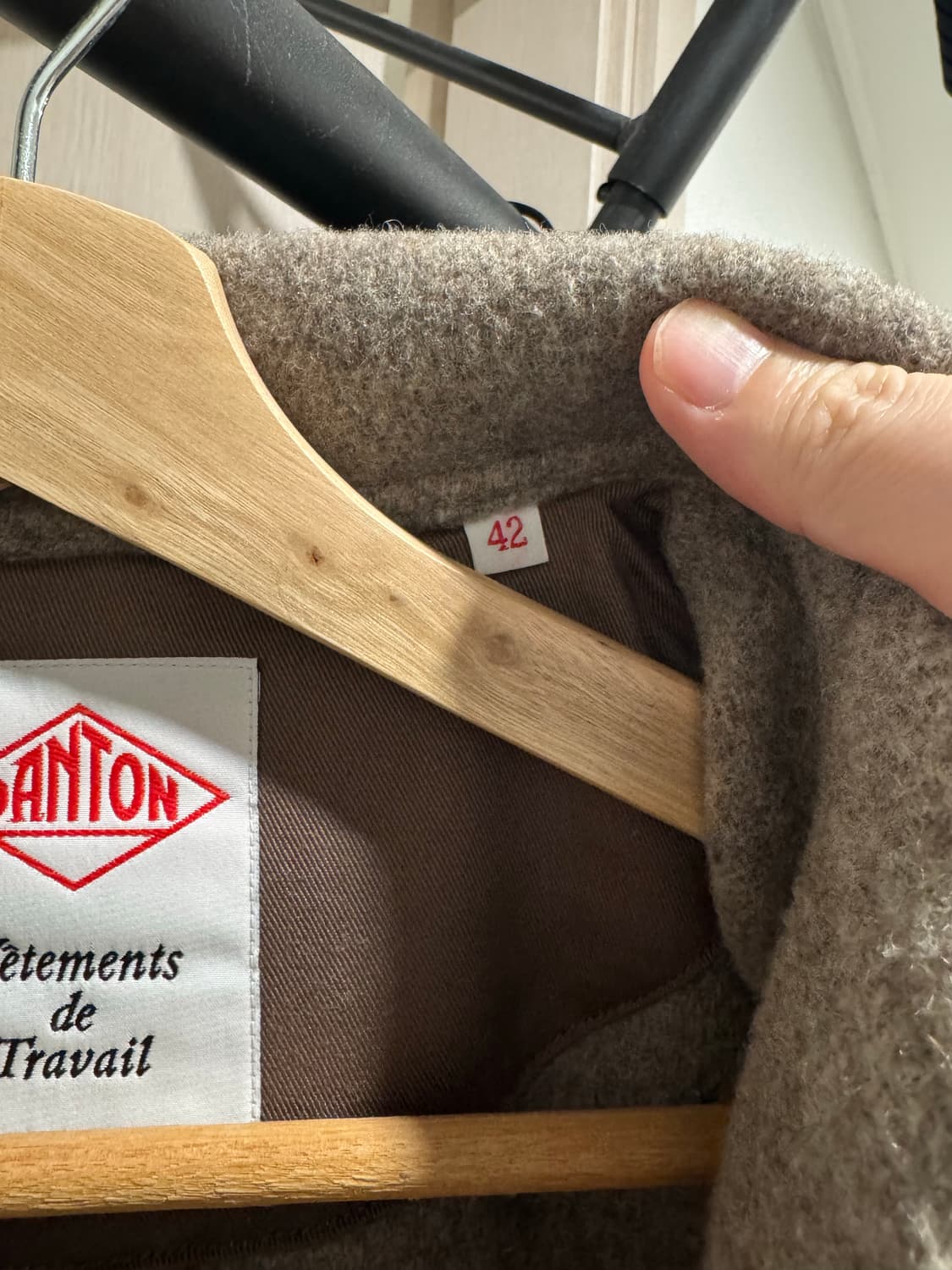 단톤 울 자켓 베이지 42 상품이미지2