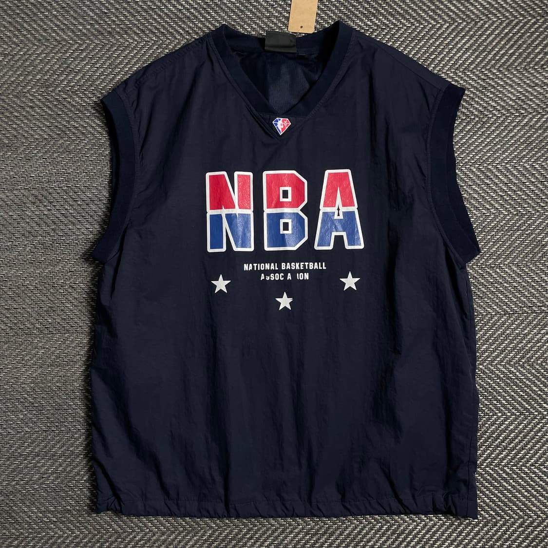 NBA 빅로고 나일론 우븐 웜업 베스트o 4877 상품이미지1