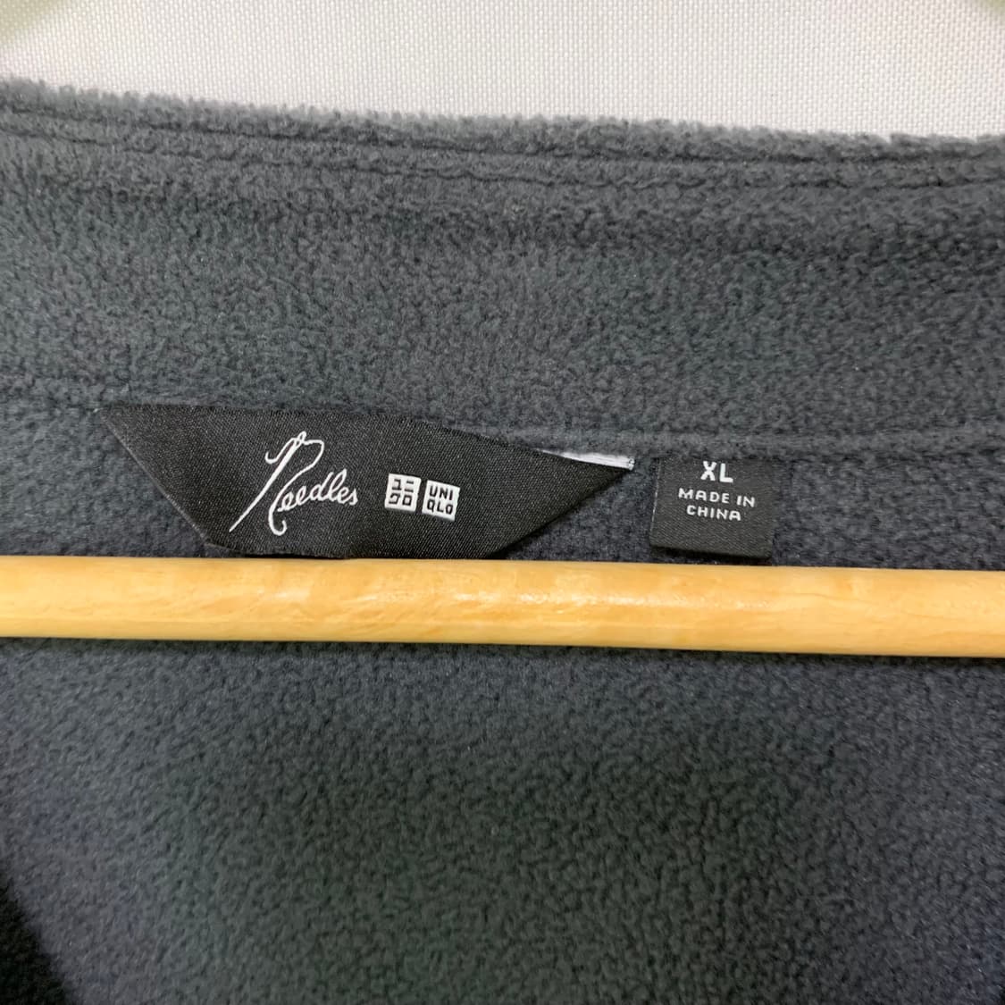 유니클로X니들스 플리스 가디건 차콜 XL 빈티지 후리스 상품이미지7