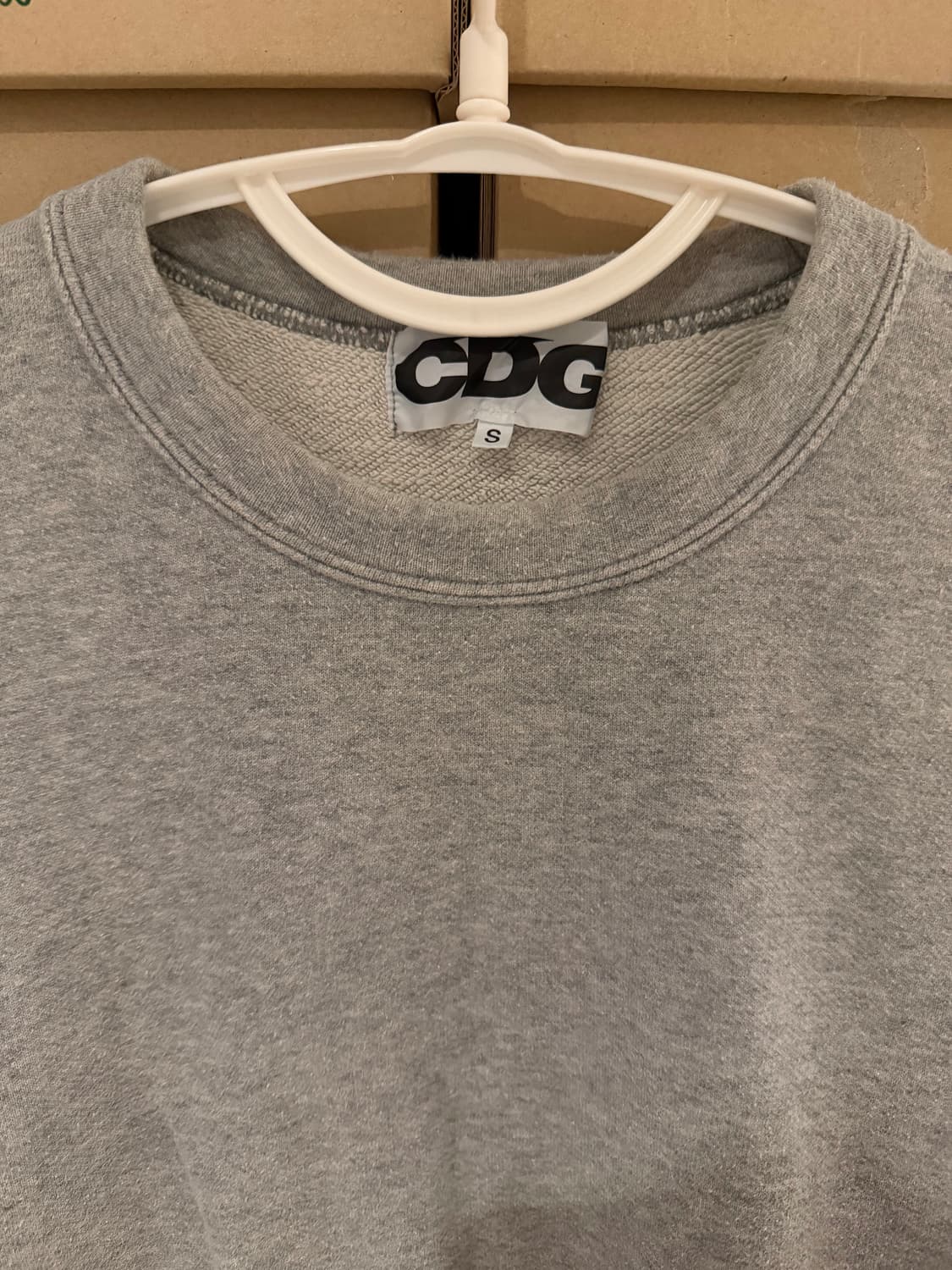 [정품-S] 꼼데가르송 CDG Oversized Sweatshirt Gr 상품이미지4