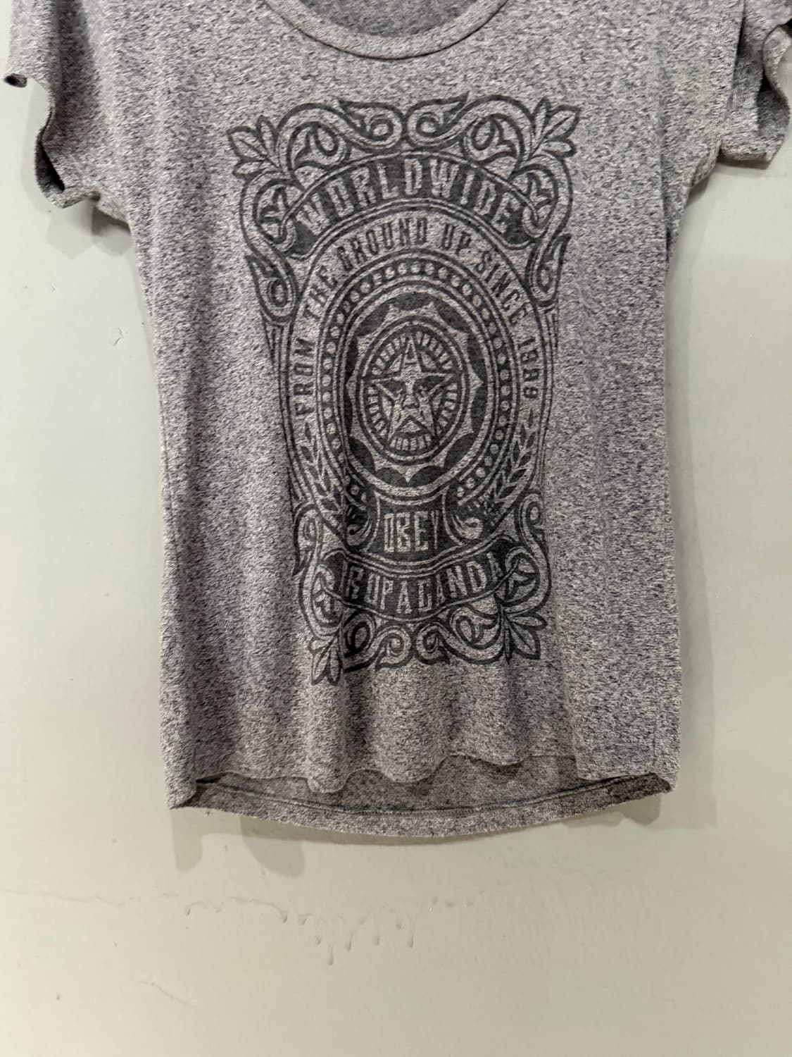 obey signature logo printing top 상품이미지7