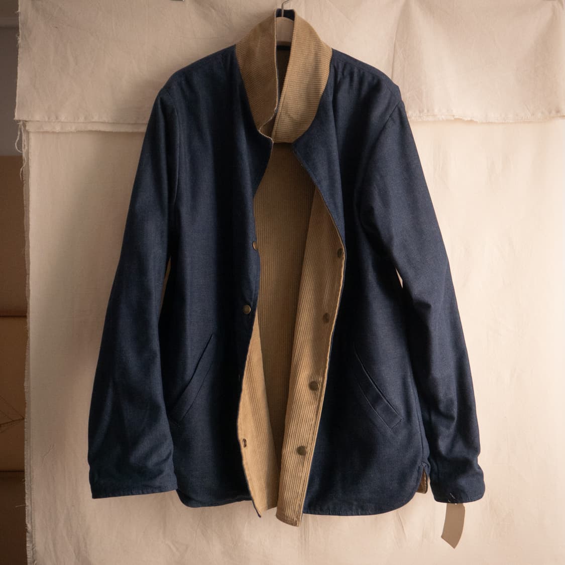 80s LLBean Denim Corduroy Reversible JK 상품이미지10