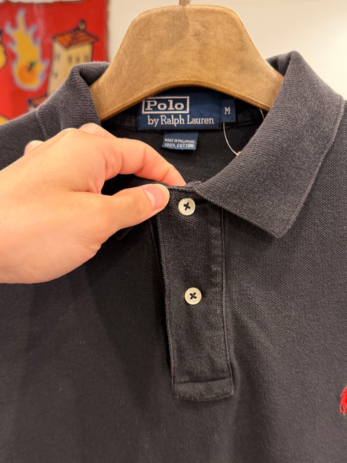 Polo RL 폴로 랄프로렌 pk 반팔 티셔츠 (Black) 상품이미지4