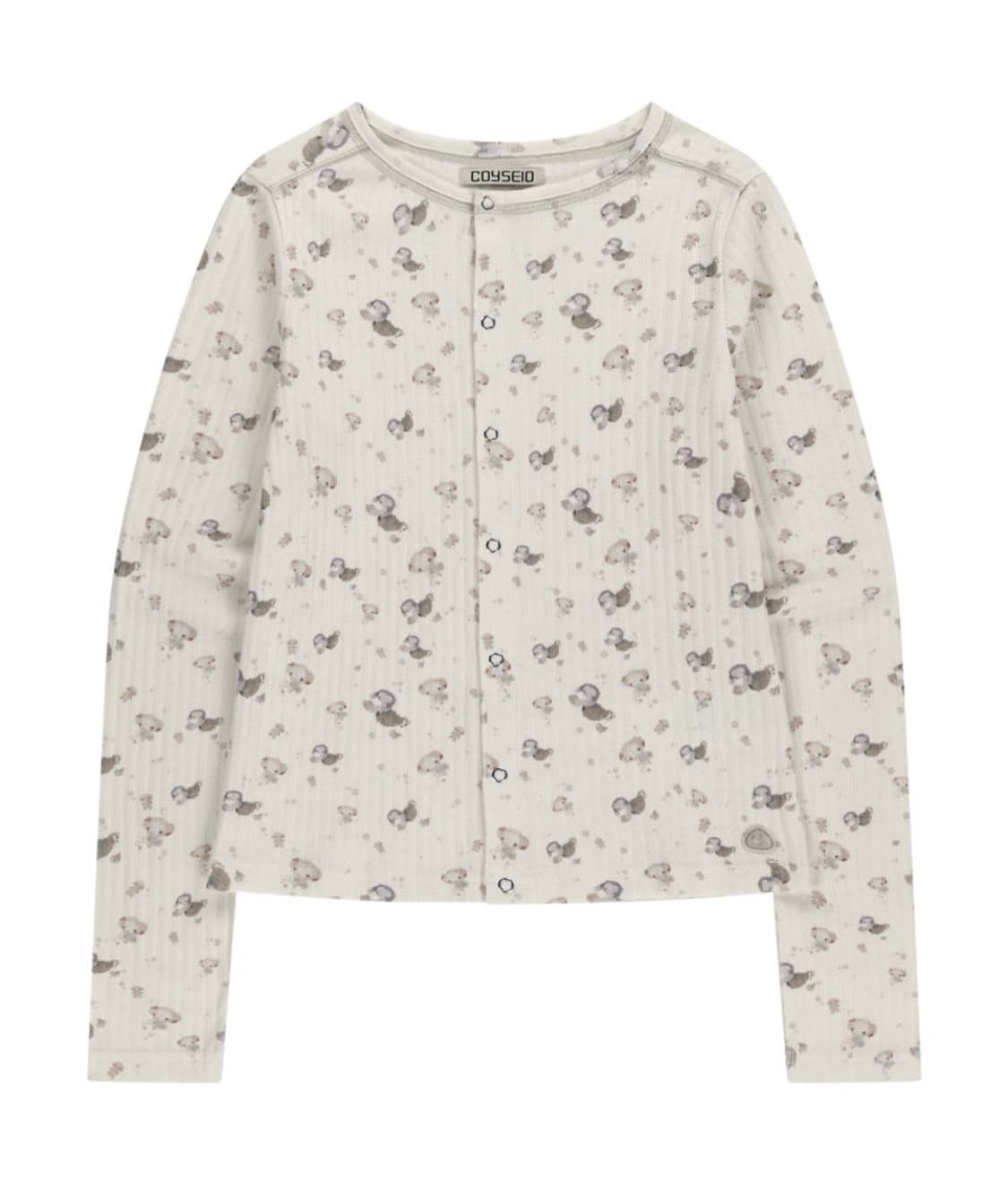 코이세이오 코튼 커들 롱슬리브 아이보리 상품이미지1