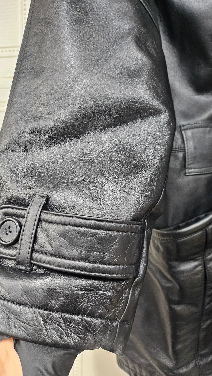 양털 무스탕 남성 가죽 코트 상품이미지8