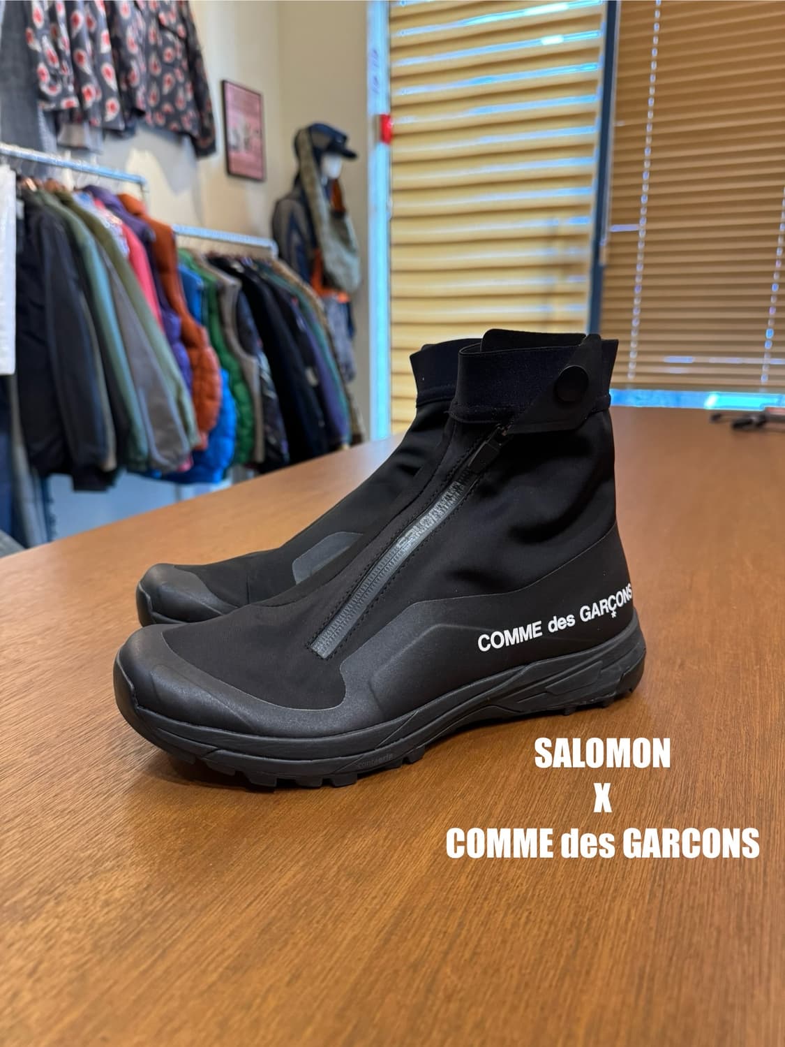 [260mm] 꼼데가르송 x 살로몬 XA-알파인2 블랙 상품이미지1