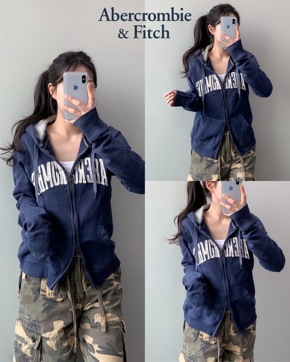 아베크롬비 후드집업 상품이미지1