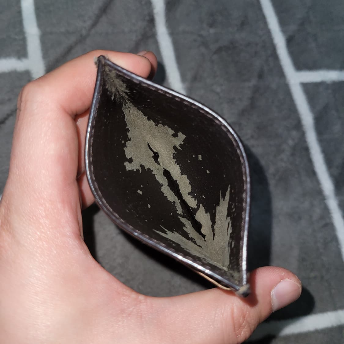 정품 구찌 시마 마이크로 GG 카드지갑 브론즈 색상 상품이미지7