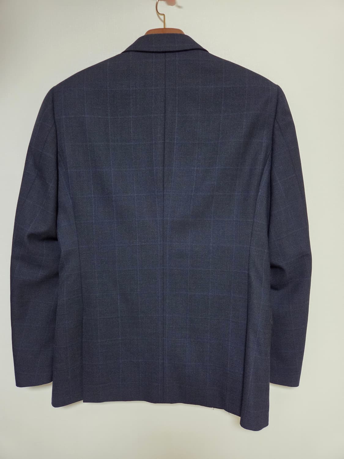 타운젠트 다크네이비 체크 패턴 정장 97사이즈 상품이미지2