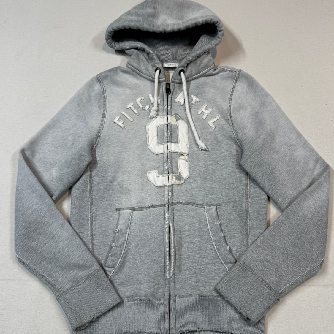 M) 아베크롬비 후드집업 그레이 상품이미지2