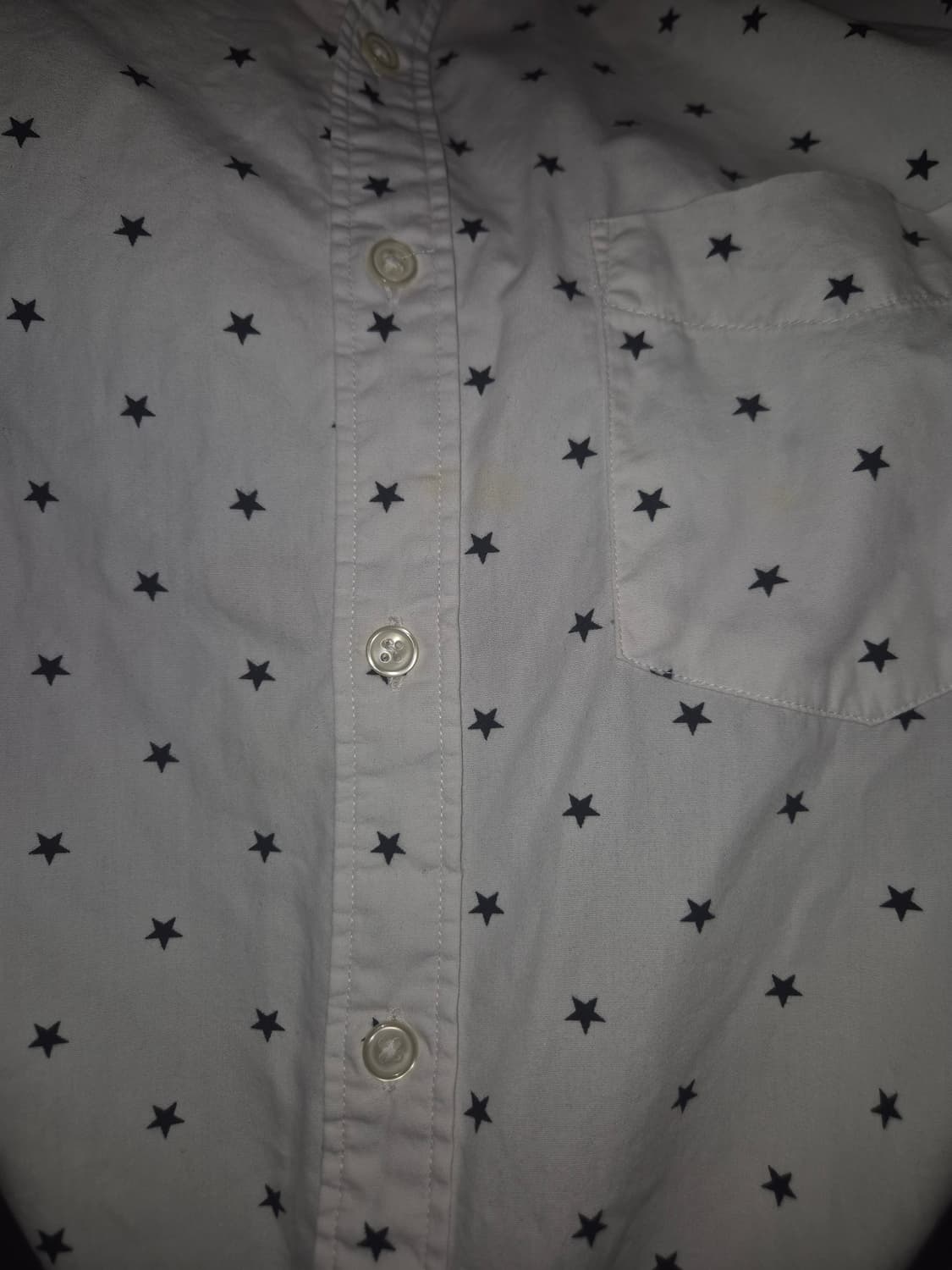 핀터깔 y2k 별무늬 스타 반팔 셔츠 상품이미지4