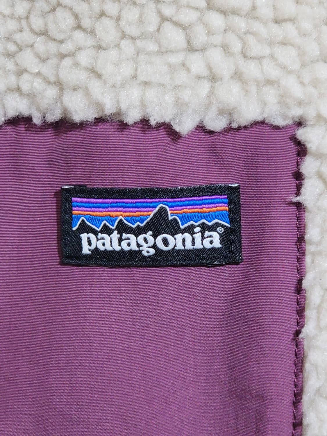 (S) 파타고니아 플리스 점퍼 뽀글이 후리스 자켓 레트로  상품이미지4