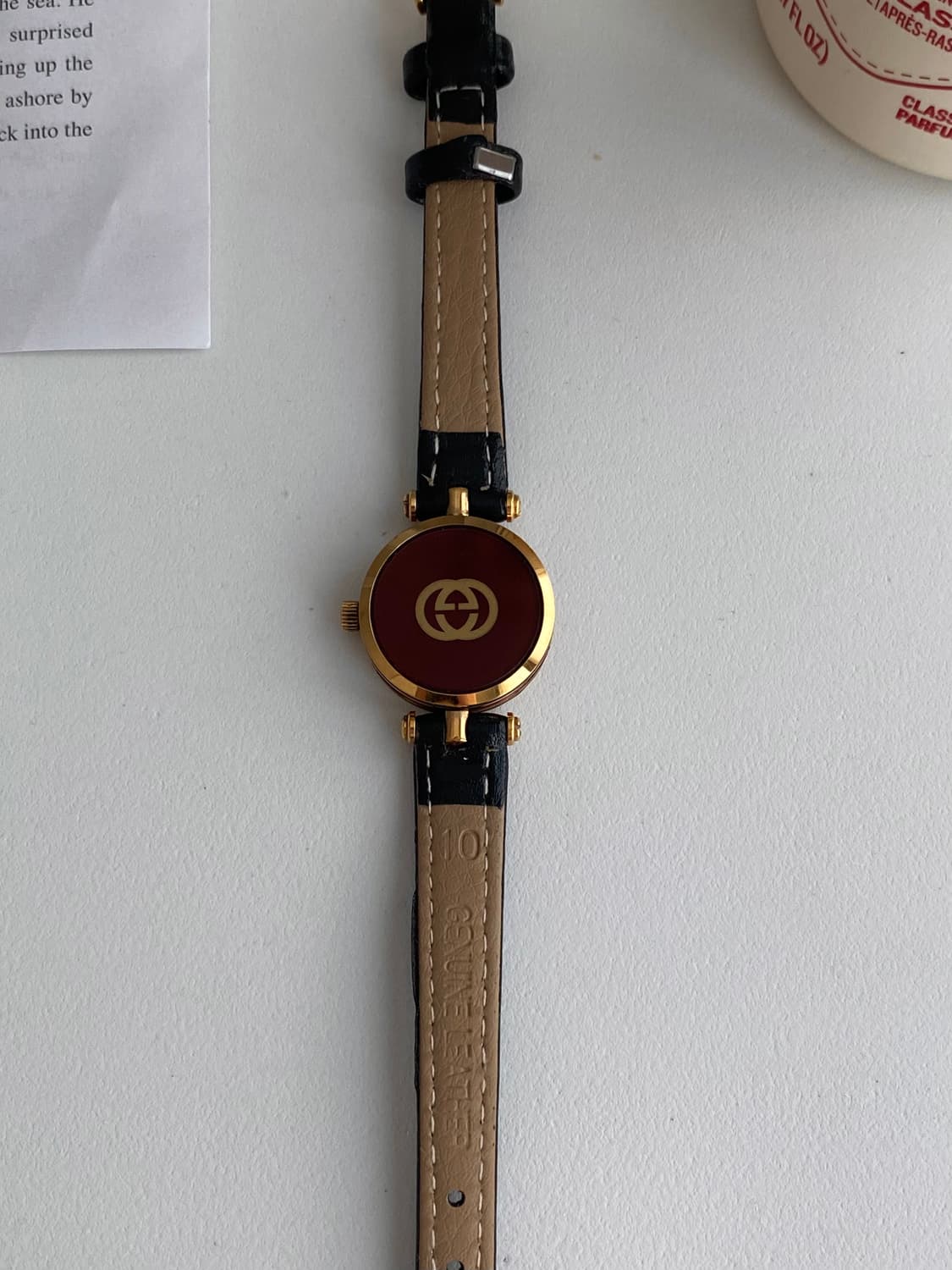 Gucci 구찌 쉐리 로만 라운드 쿼츠 레이디스 상품이미지6