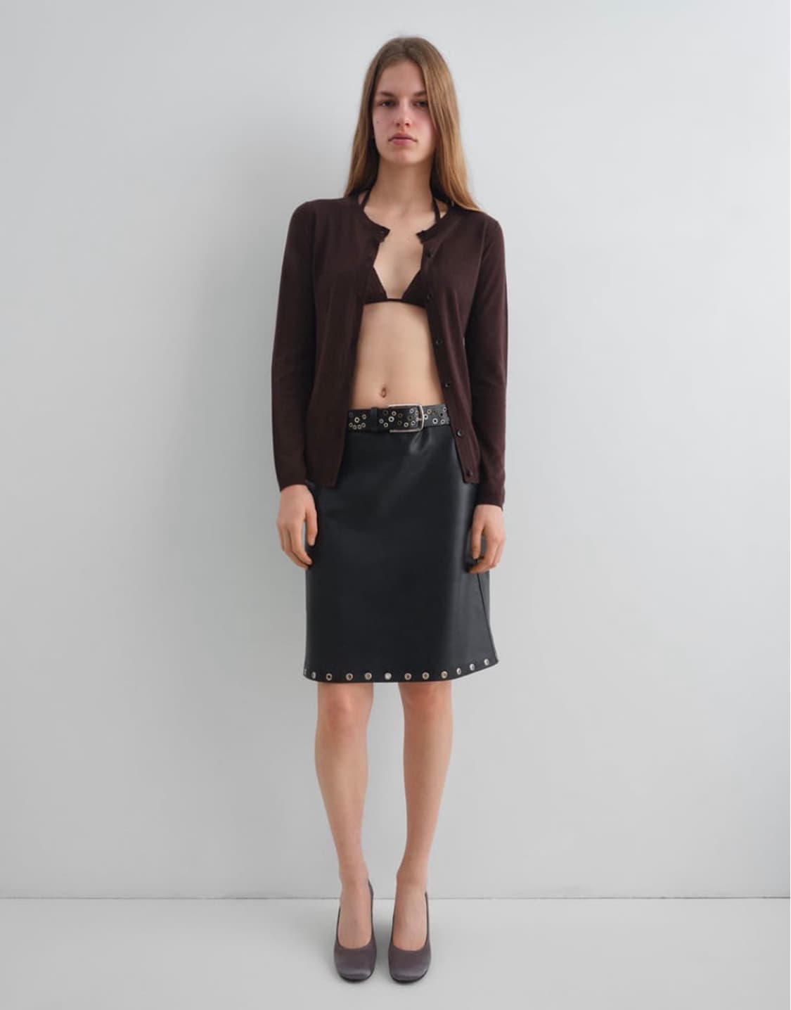 (XS,S,M) 기마구아스 레베카 가디건 브라운 상품이미지2