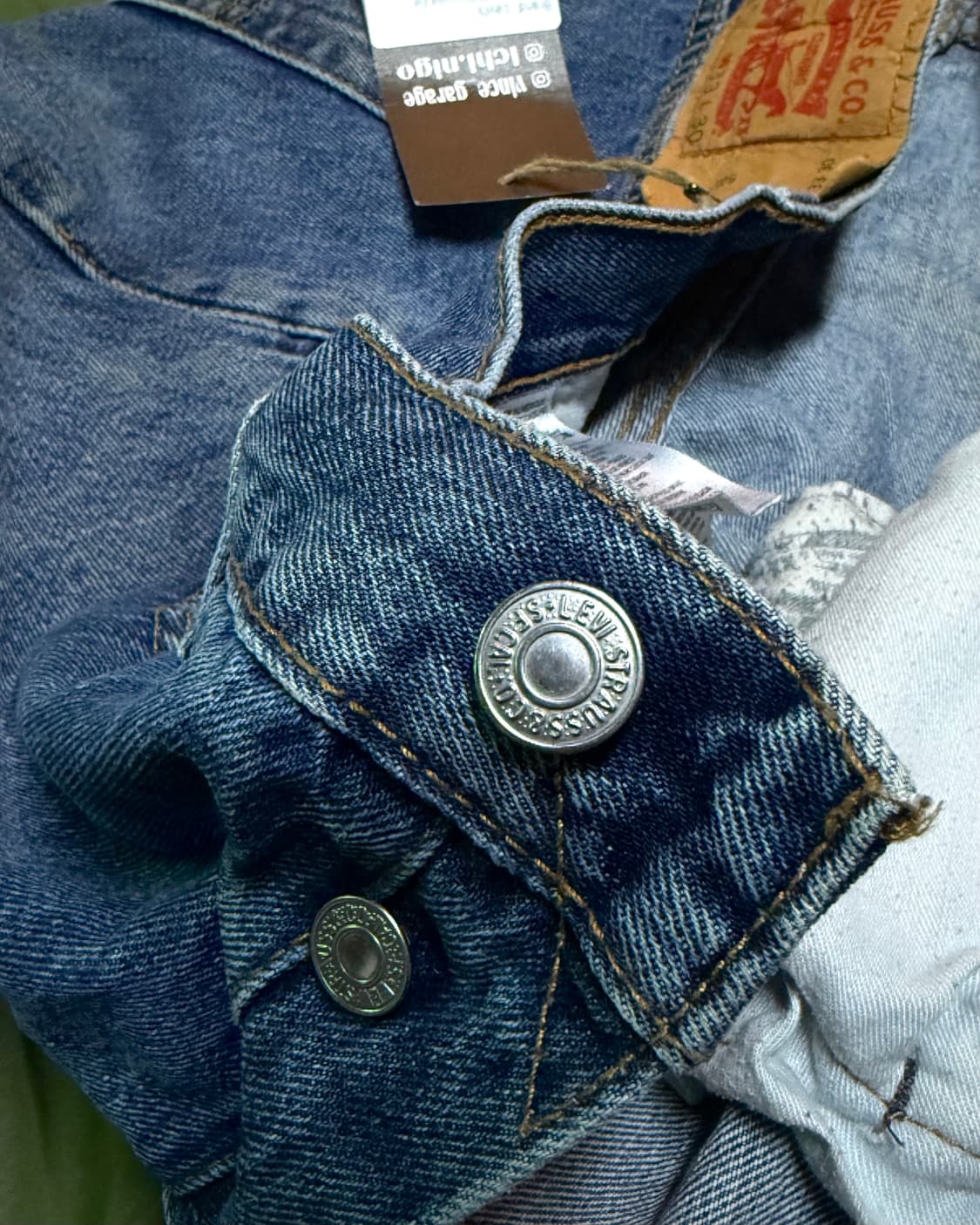 리바이스 501 스트레이트 핏 데님 팬츠 33 상품이미지4