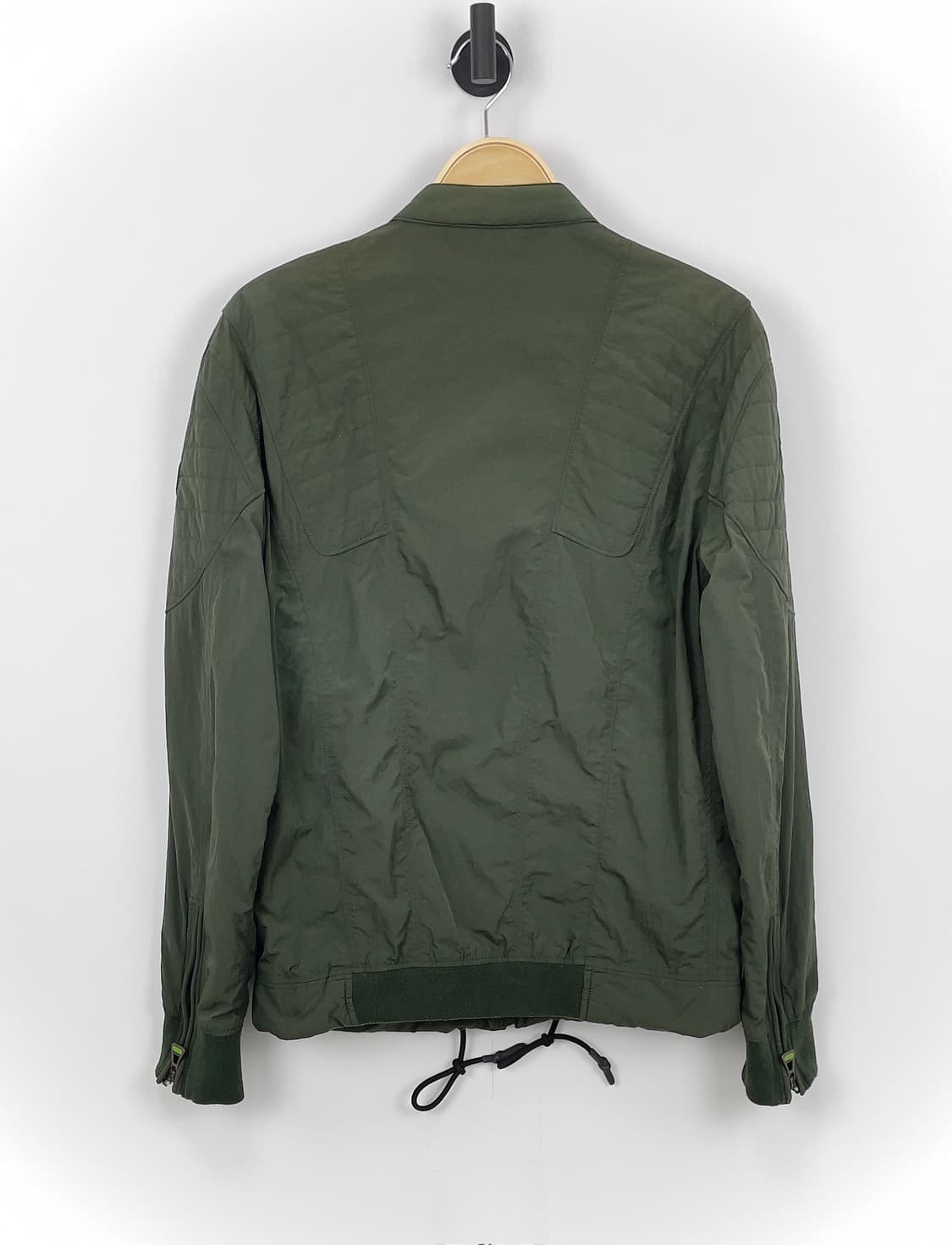 디젤 두카티 협업 카키 나일론 모토 라이더 자켓 상품이미지4