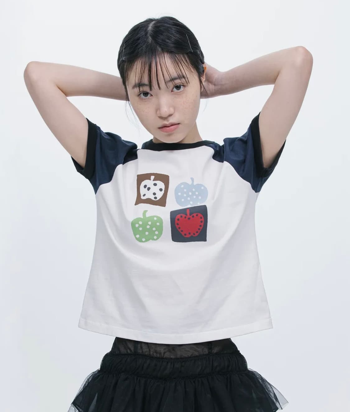 OHESHIO APPLE RAGLAN T-SHIRT 상품이미지2