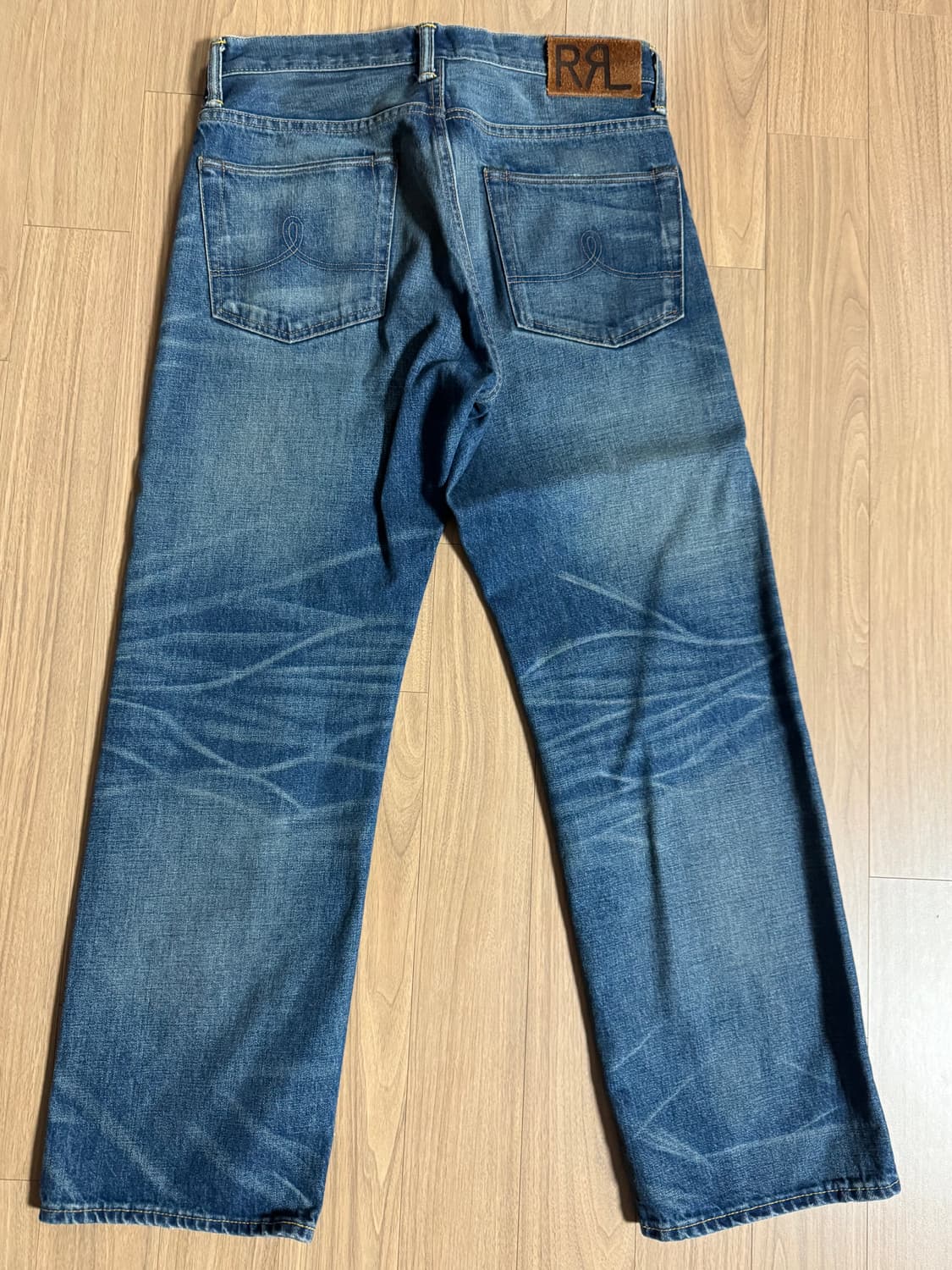 RRL 빈티지 5포켓 그랜드폴스 데님 30/30+헤링본팬츠+벨트 상품이미지3