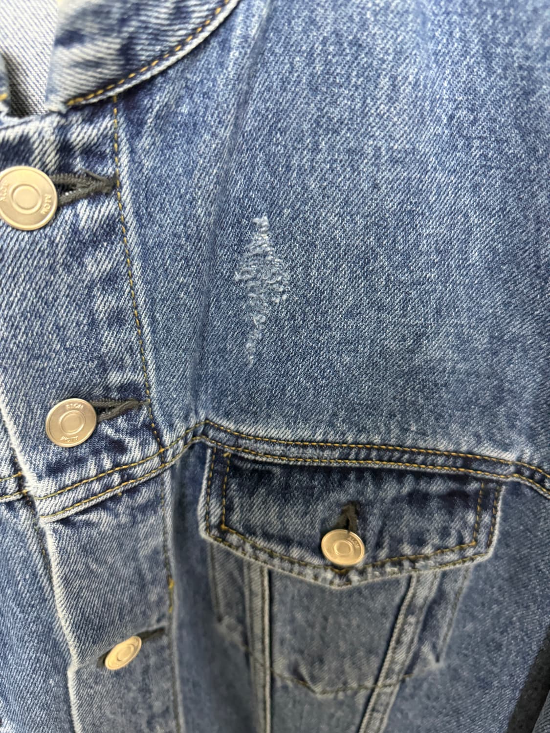 차이나카라 데님자켓(L) 상품이미지5