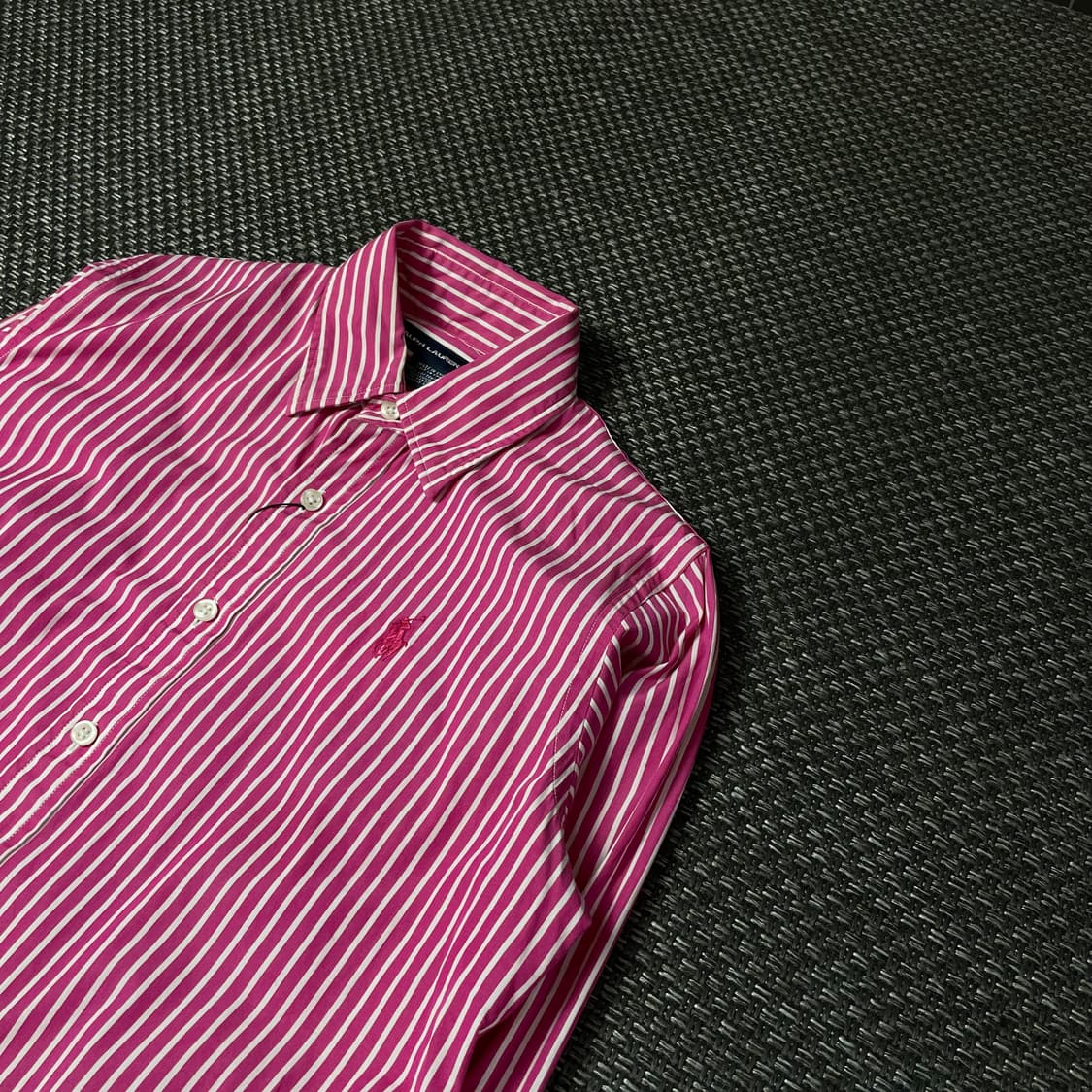 폴로랄프로렌 핫핑크 스트라이프 긴팔 셔츠 6 상품이미지5