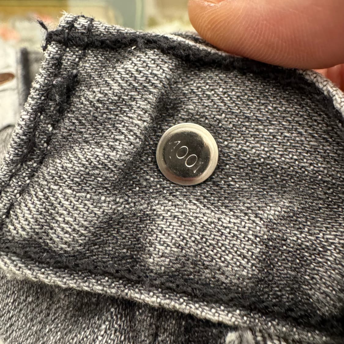 리바이스 501 그레이 스트레이트 진 (34)   상품이미지6