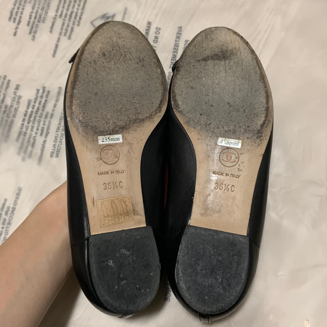 샤넬 셔링 플랫 슈즈 G26480 상품이미지2
