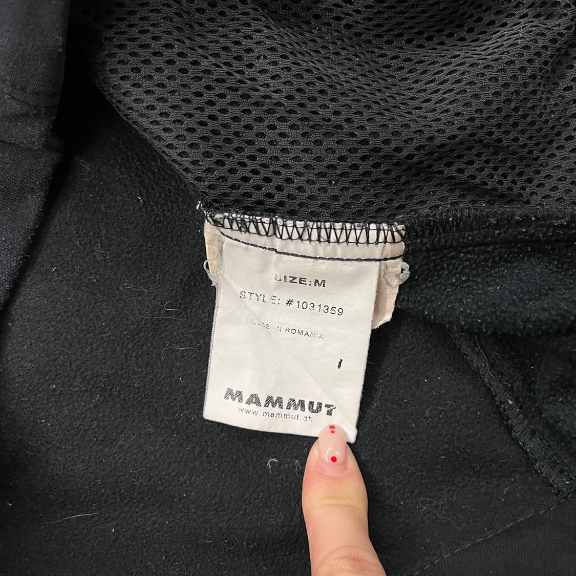 [정품/M] 마무트 소프트쉘 플리스 자켓 b19 상품이미지9