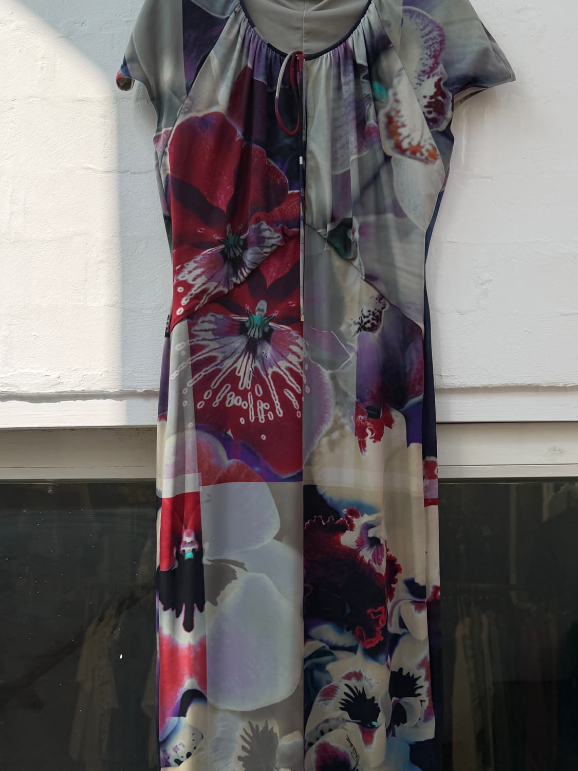 Roberto Cavalli 플로럴 그래픽 반팔 드레스 42 상품이미지3