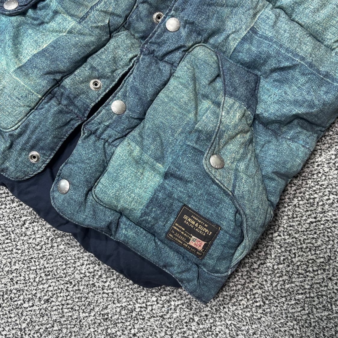 폴로 데님 앤 서플라이 패딩 베스트 (XS) 상품이미지2