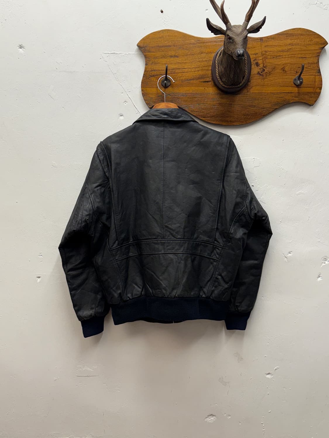 MAC HOPE Leather G-1 Flight Jacket 상품이미지5