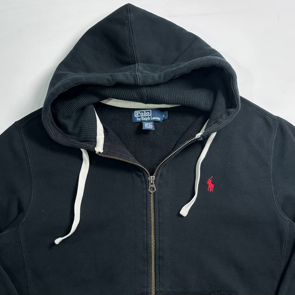 폴로 랄프로렌 블랙 후드집업   상품이미지2